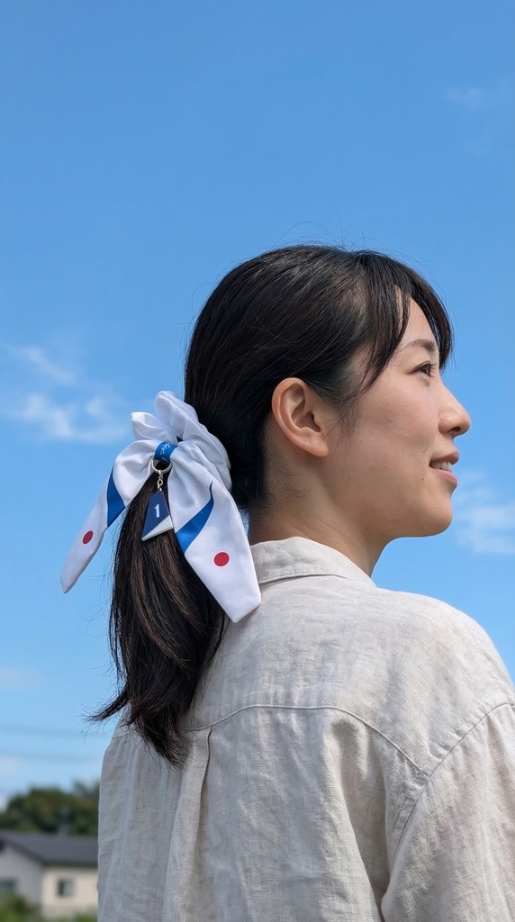 ブルーインパルスリボンシュシュ