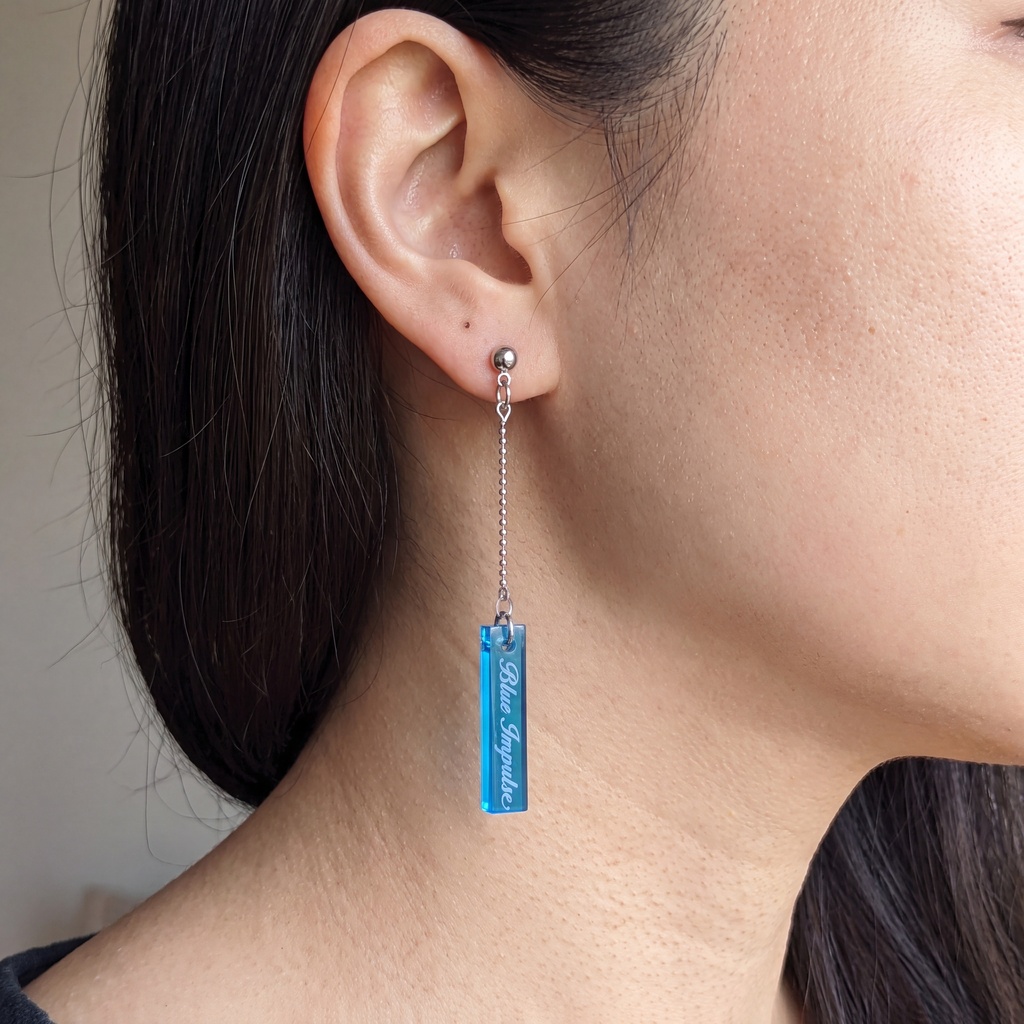 BlueImpulseピアス01