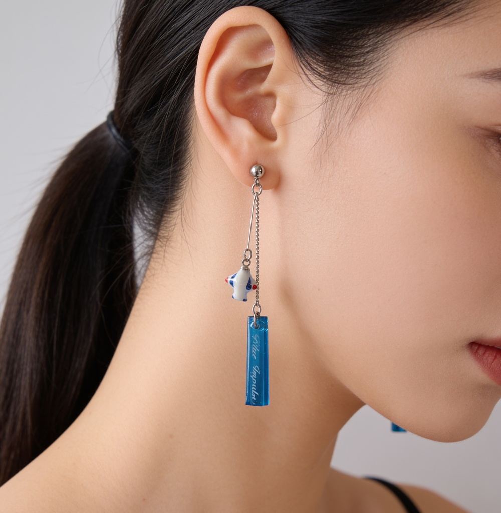 BlueImpulseピアス01