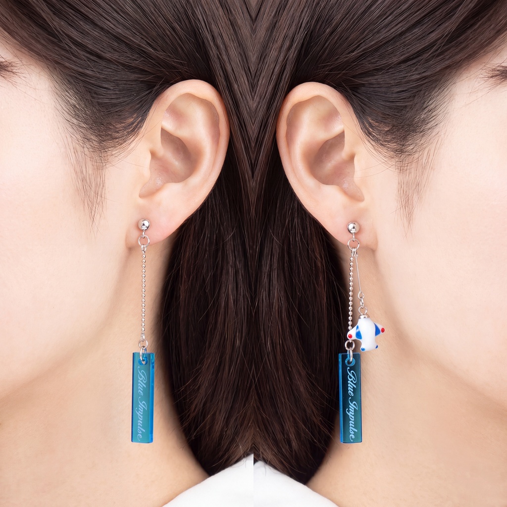 BlueImpulseピアス01