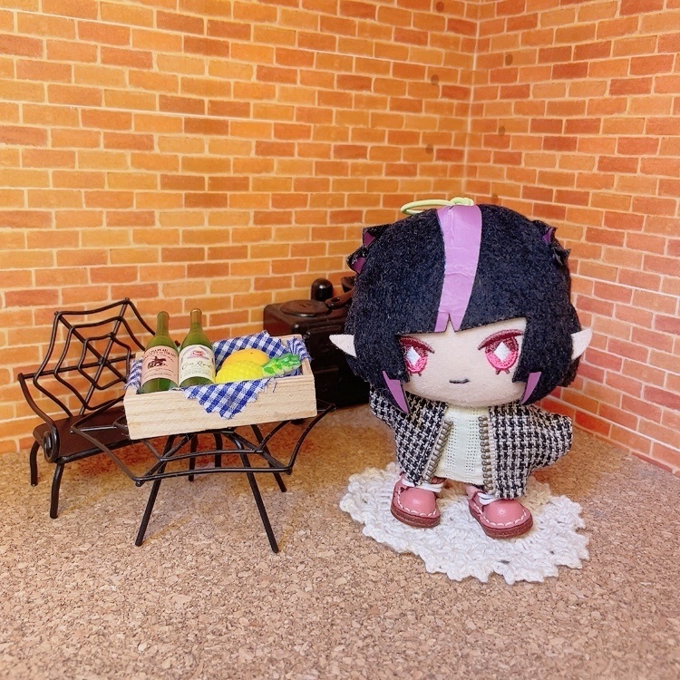 【前後2way】インナーにもなるチェック柄ジャケット 10cmぬい用