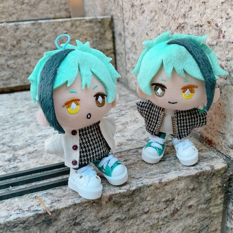 【前後2way】インナーにもなるチェック柄ジャケット 10cmぬい用