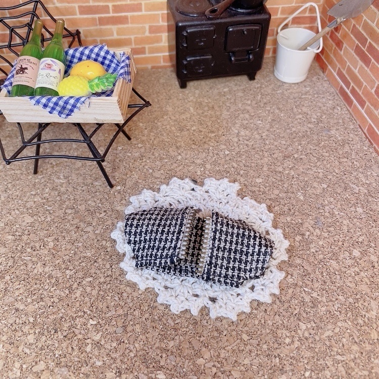 【前後2way】インナーにもなるチェック柄ジャケット 10cmぬい用