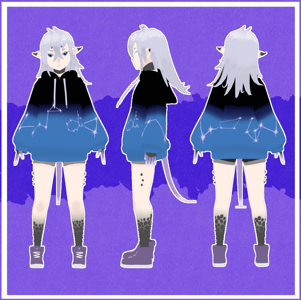 Ura - Fully rigged 3D avatar