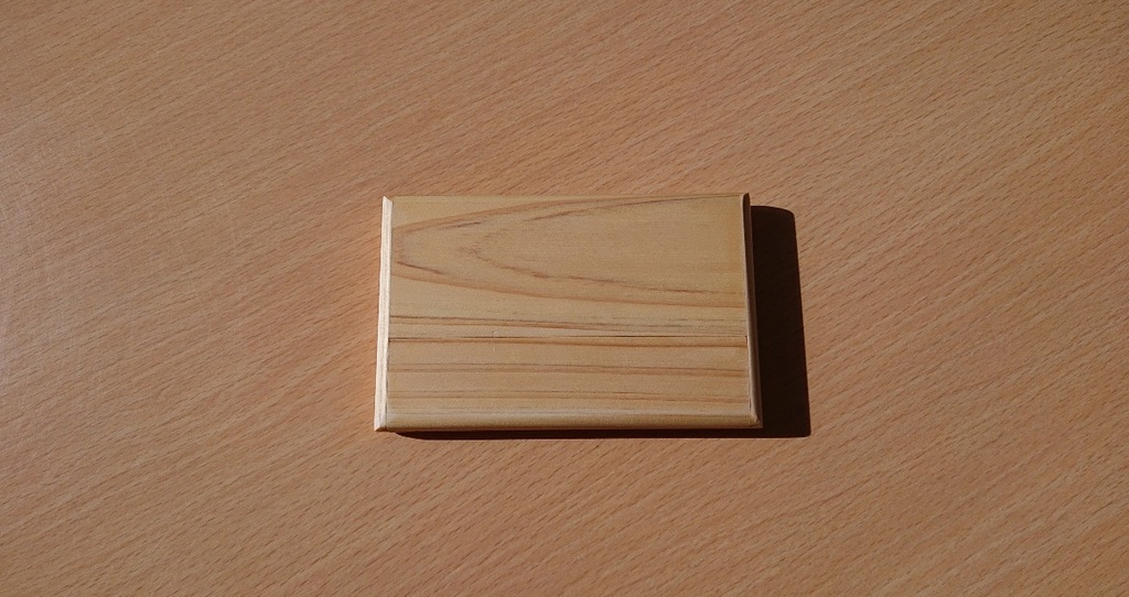 ヒノキ製 名刺入れ