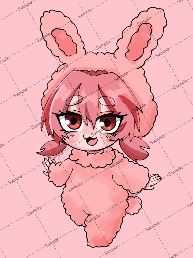 SD立ち絵風イラスト