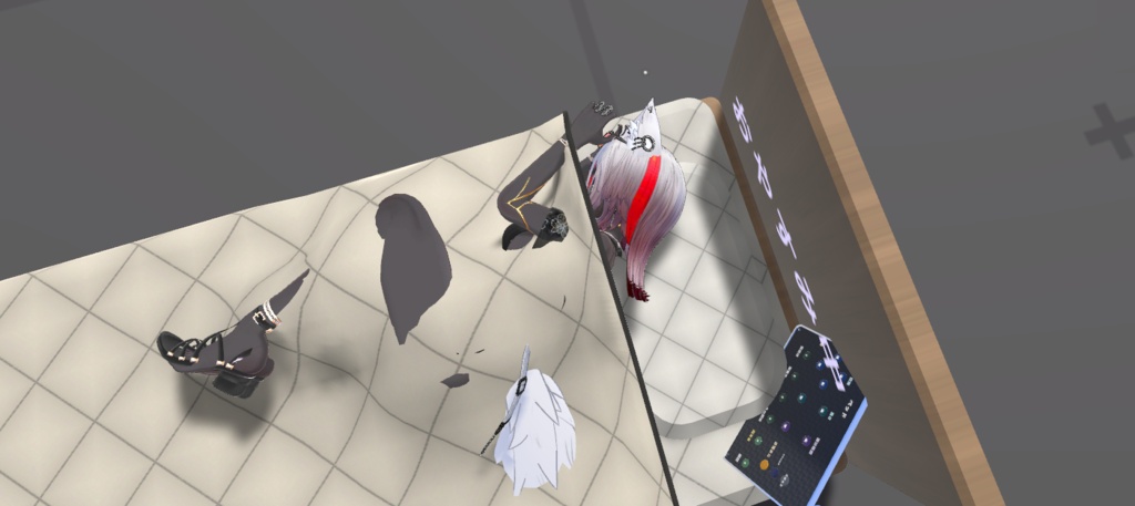 【VRChat】Bed Fit - 寝る・姿勢を変える・体に合わせて掛かる掛け布団 ベッドギミック(ベッドのモデル付き)【Basic / Pro / DX】