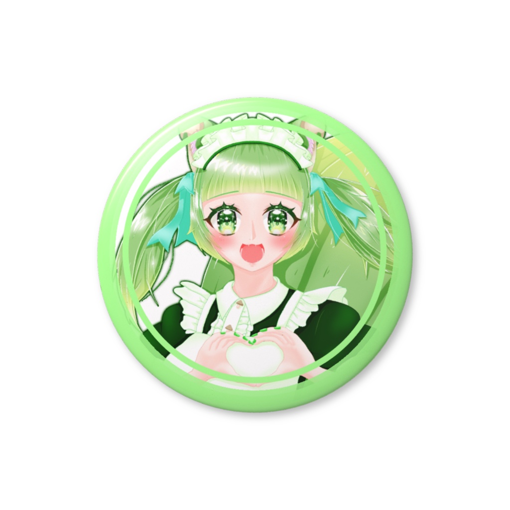 【初期限定】ぱにこメイド衣装ノーマル缶バッジ