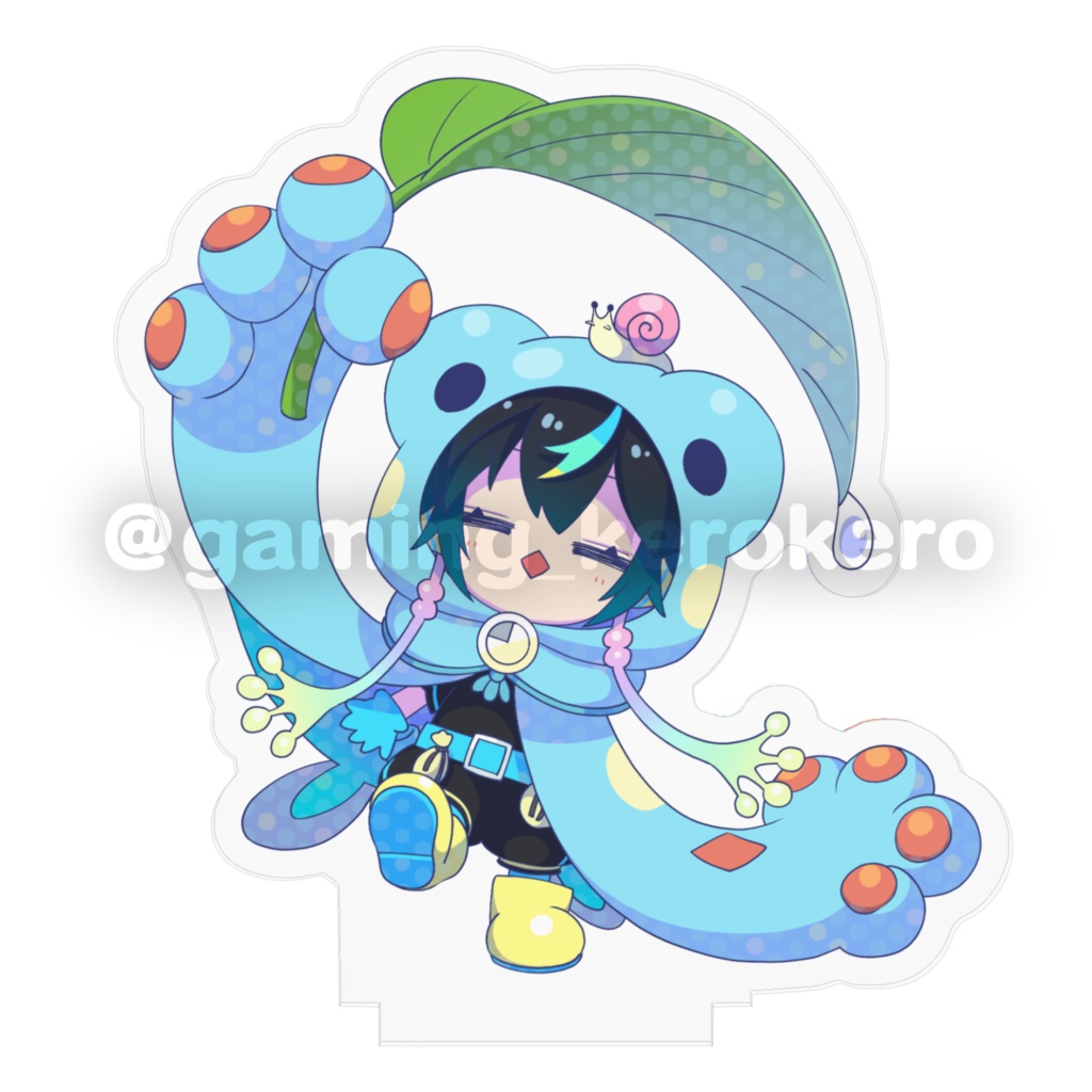 雨の日ケロケロアクスタ