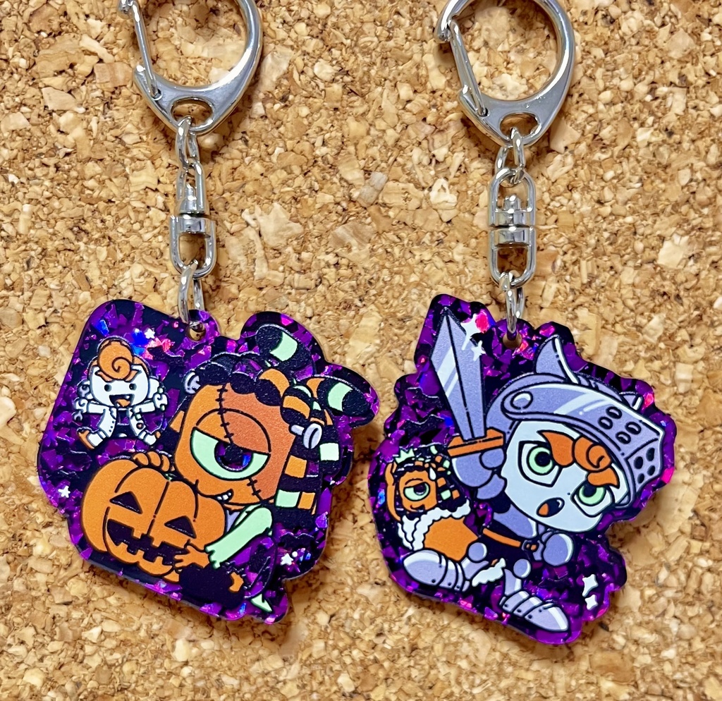 ハロウィンタコスパアクリルキーホルダー