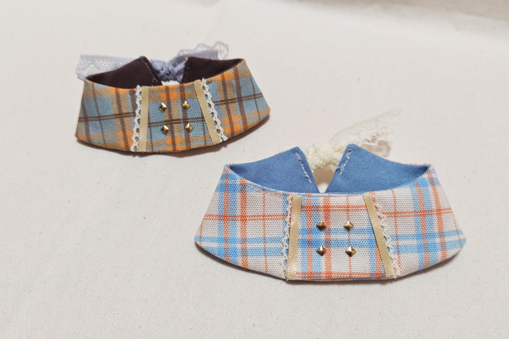 【ちみけも】タータンチェックケープ