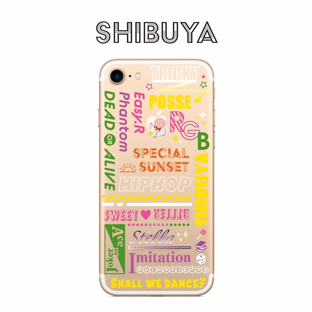 ヒプノシスマイクSHIBUYA スマホケース テキスト