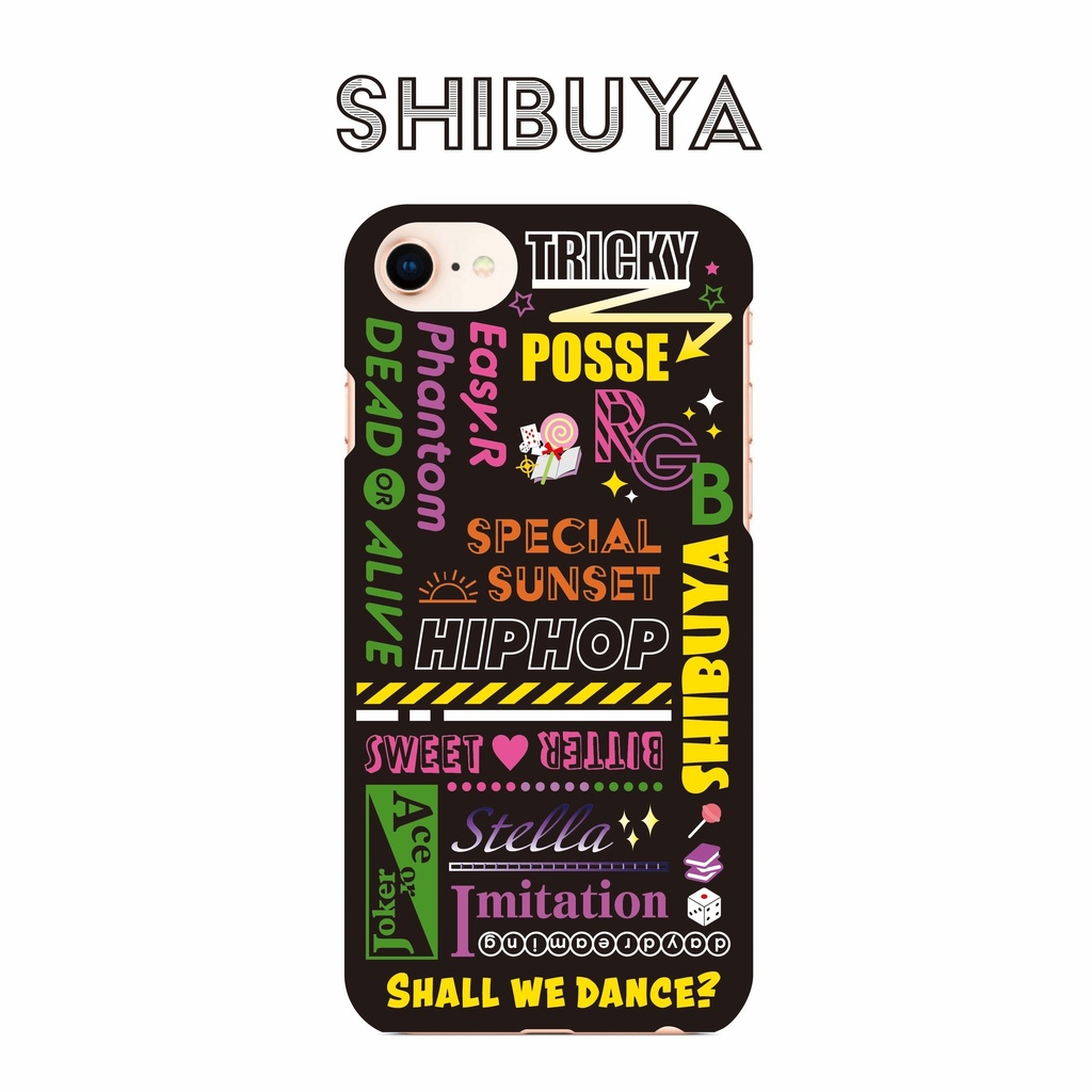 ヒプノシスマイクSHIBUYA スマホケース テキスト