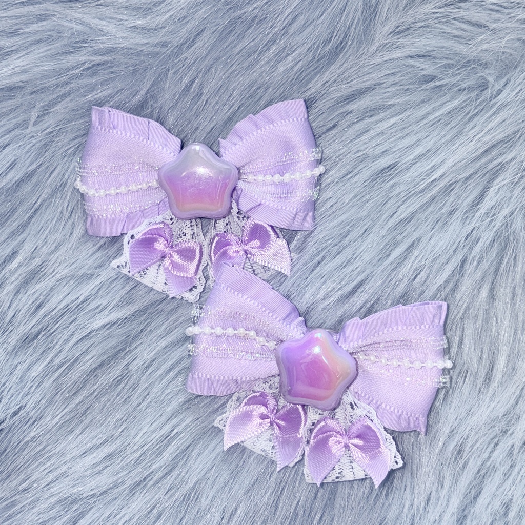 パープルスターリボン🎀