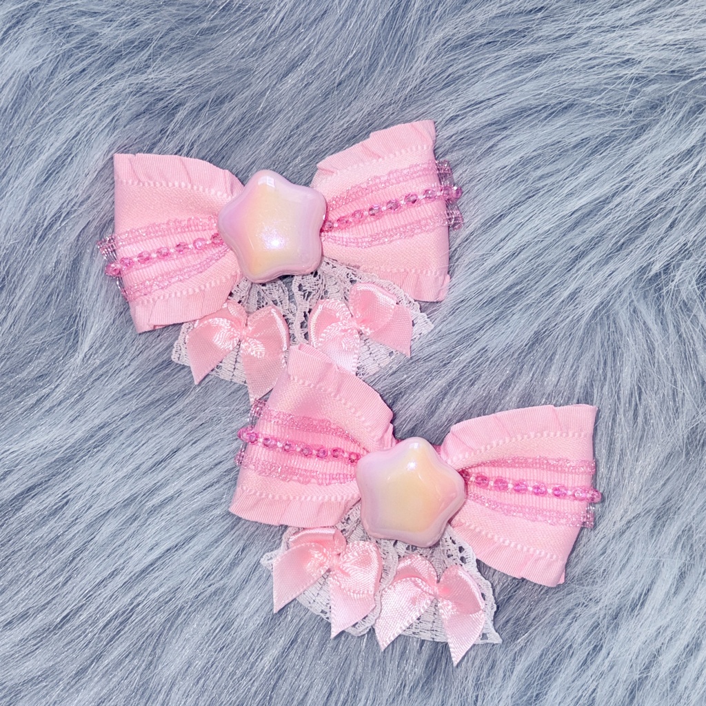 ピンクスターリボン🎀