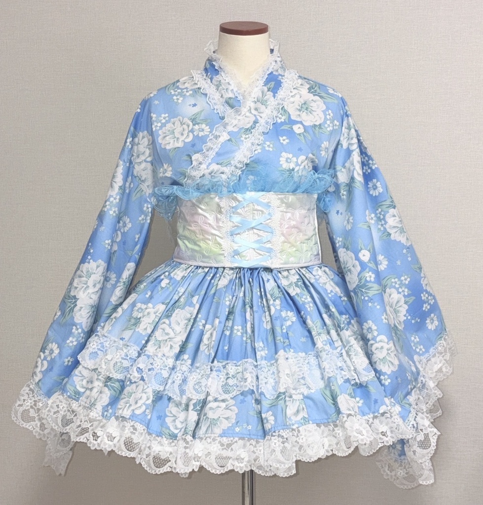 【40%OFF】みずいろ浴衣ドレス衣装🩵
