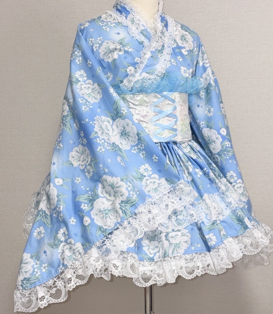 【40%OFF】みずいろ浴衣ドレス衣装🩵
