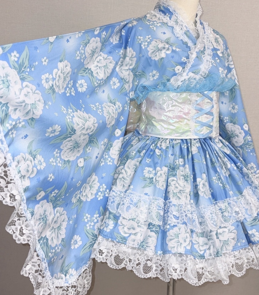【40%OFF】みずいろ浴衣ドレス衣装🩵