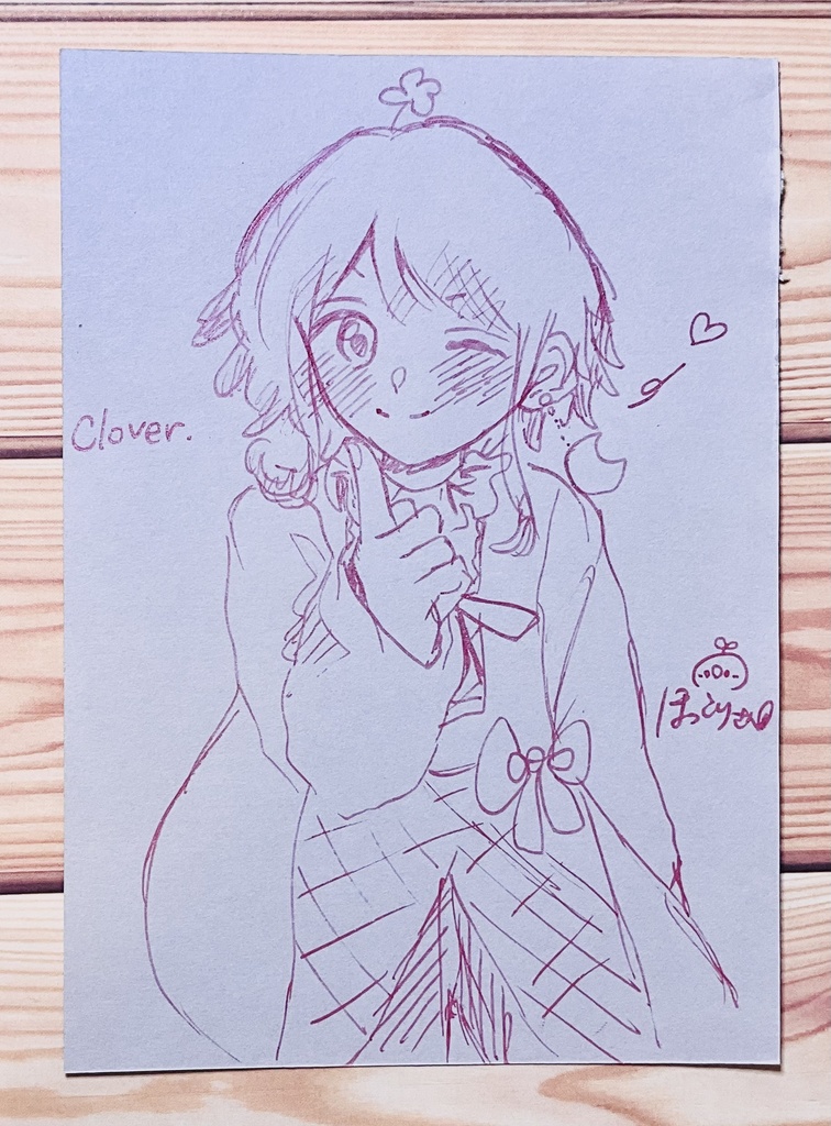 ラメペンドローイング!