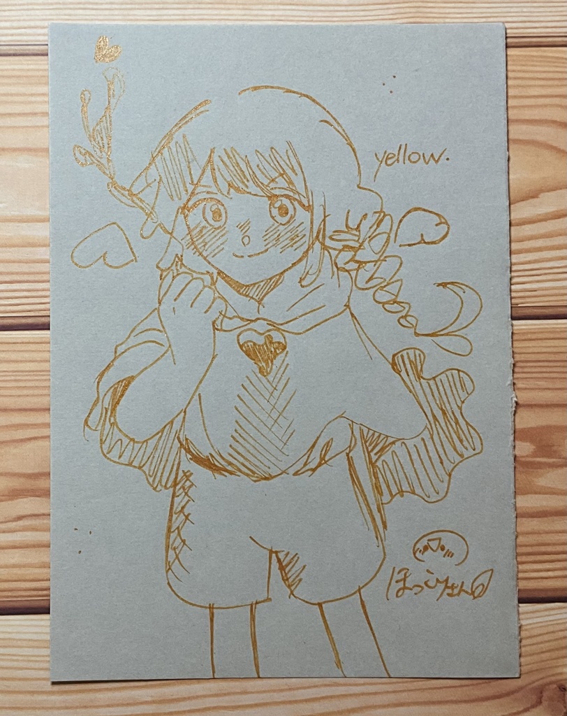 ラメペンドローイング!