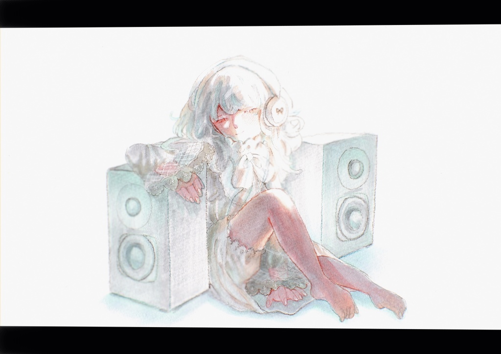 【複製画】空を笑わせるのはいつだって太陽だ/電灯望遠鏡/ひとりも寂しくない