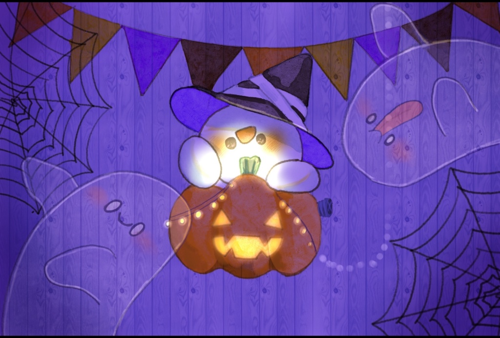 【ポストカード】お菓子くれないとイタズラしちゃうよ？