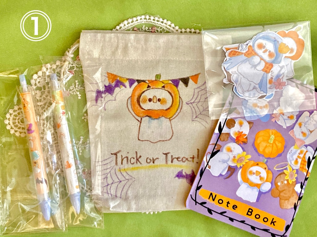 復刻‼️【缶ケース入り文房具セット!】Happy Halloween BOX