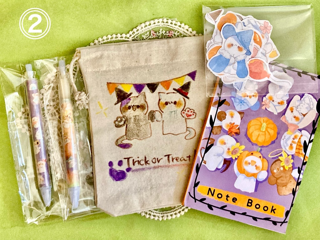 復刻‼️【缶ケース入り文房具セット!】Happy Halloween BOX