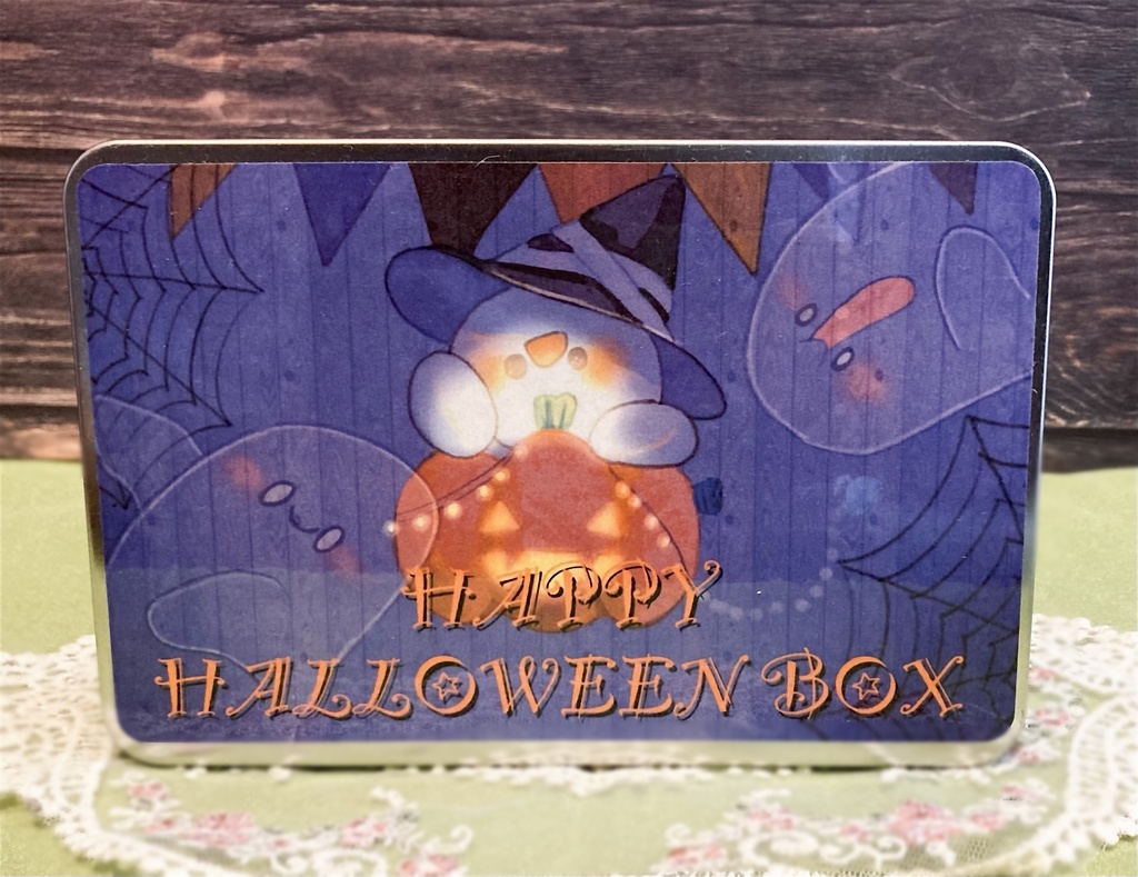 復刻‼️【缶ケース入り文房具セット!】Happy Halloween BOX