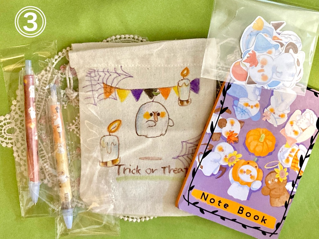復刻‼️【缶ケース入り文房具セット!】Happy Halloween BOX