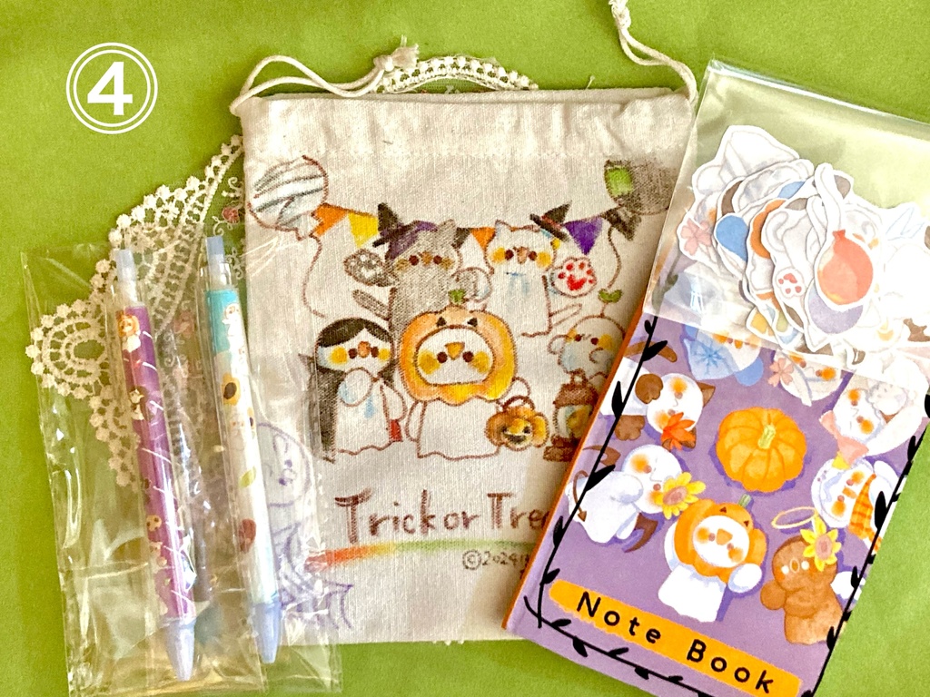 復刻‼️【缶ケース入り文房具セット!】Happy Halloween BOX