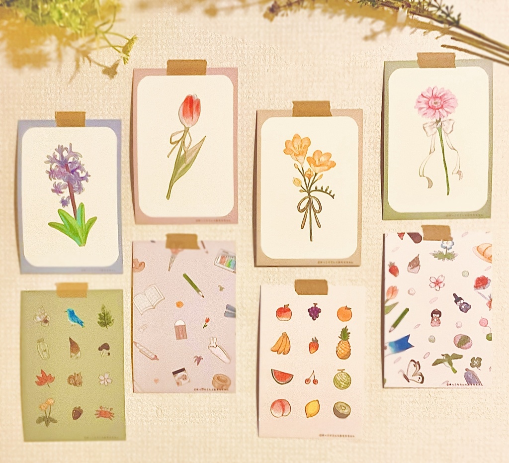 【ポストカード】flower / 小物いっぱい