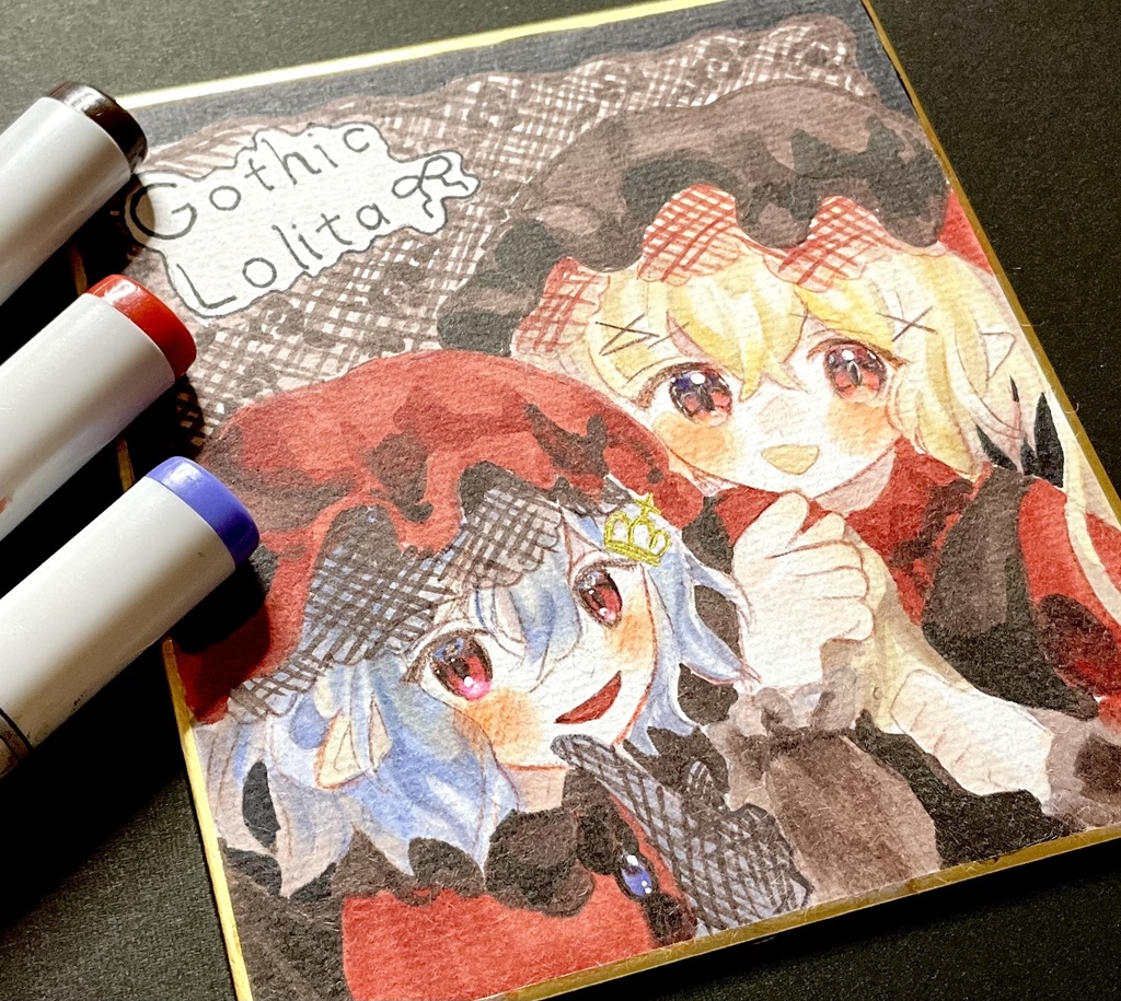 【1/4色紙】Gothic Lolita 【東方Project】