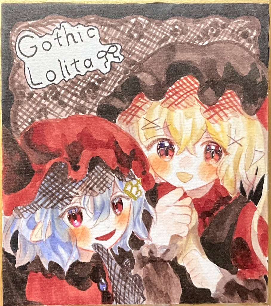 【1/4色紙】Gothic Lolita 【東方Project】