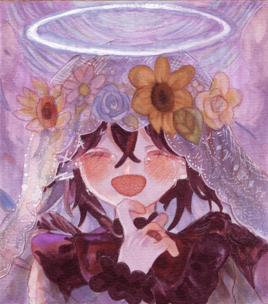 【色紙原画】祝福🌸