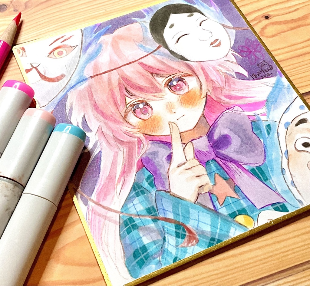 【色紙原画】秦こころちゃん🎭