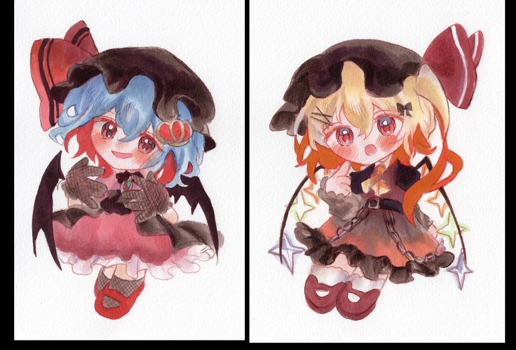 2/7 21:00〜【切り抜き原画】紅魔郷組🍷 【東方project】