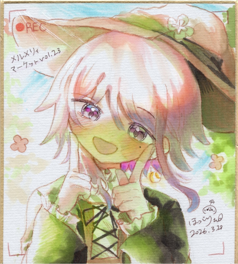 【色紙】ルナハ/リリー【メルメリィマーケットvol.23】