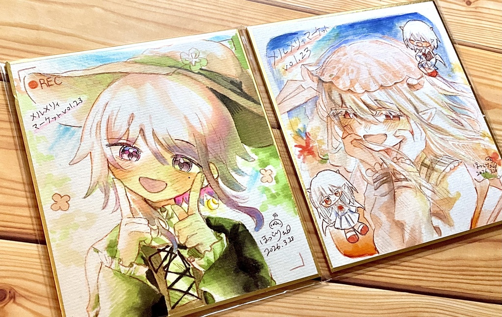 【色紙】ルナハ/リリー【メルメリィマーケットvol.23】