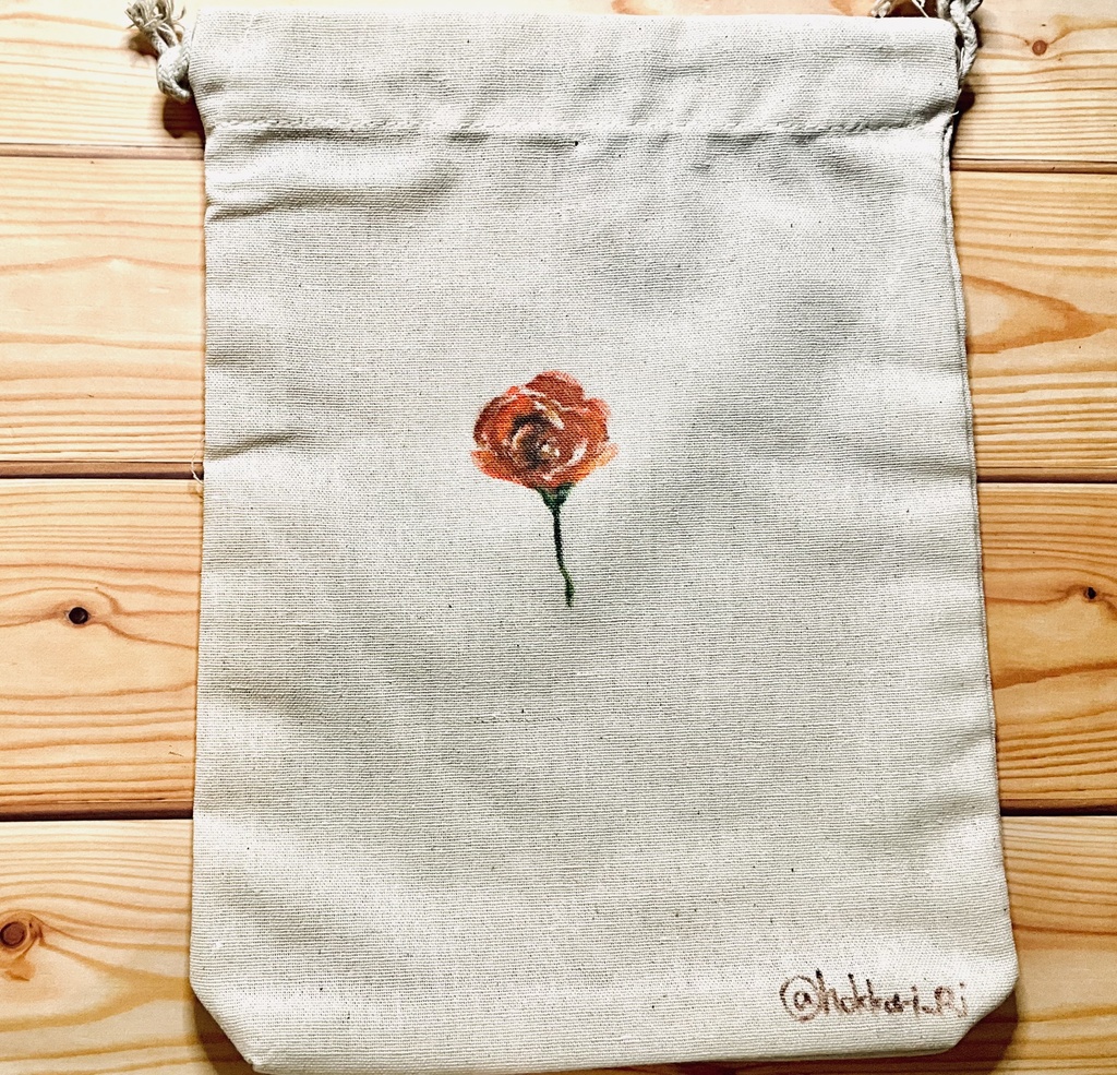 【手書き巾着袋】ルナハ/リリー