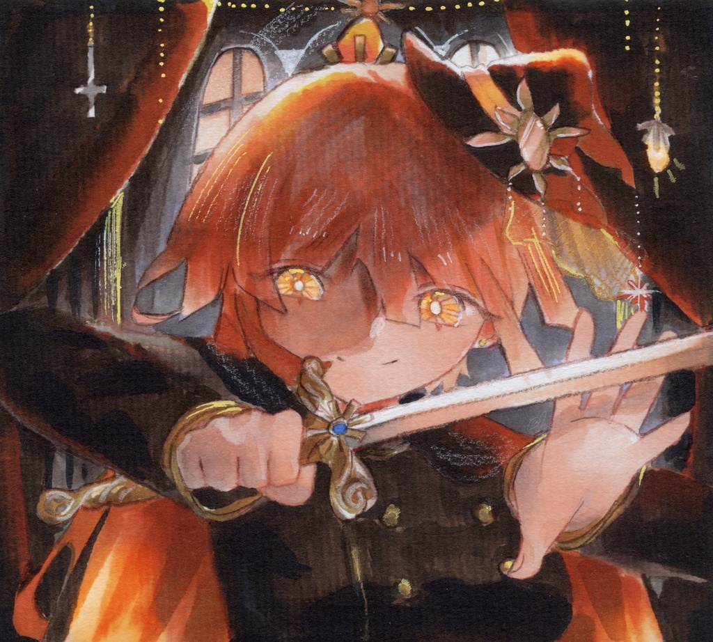 【色紙】8人の魔女と罪