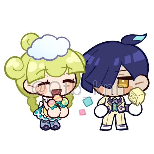 恋するしろいマール&おめかしスクエアス アクリルスタンド