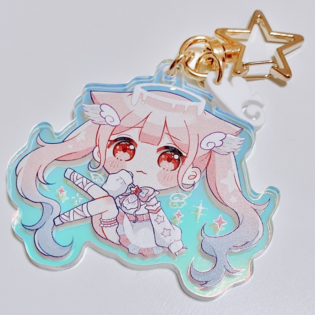 オーロラアクリルキーホルダー