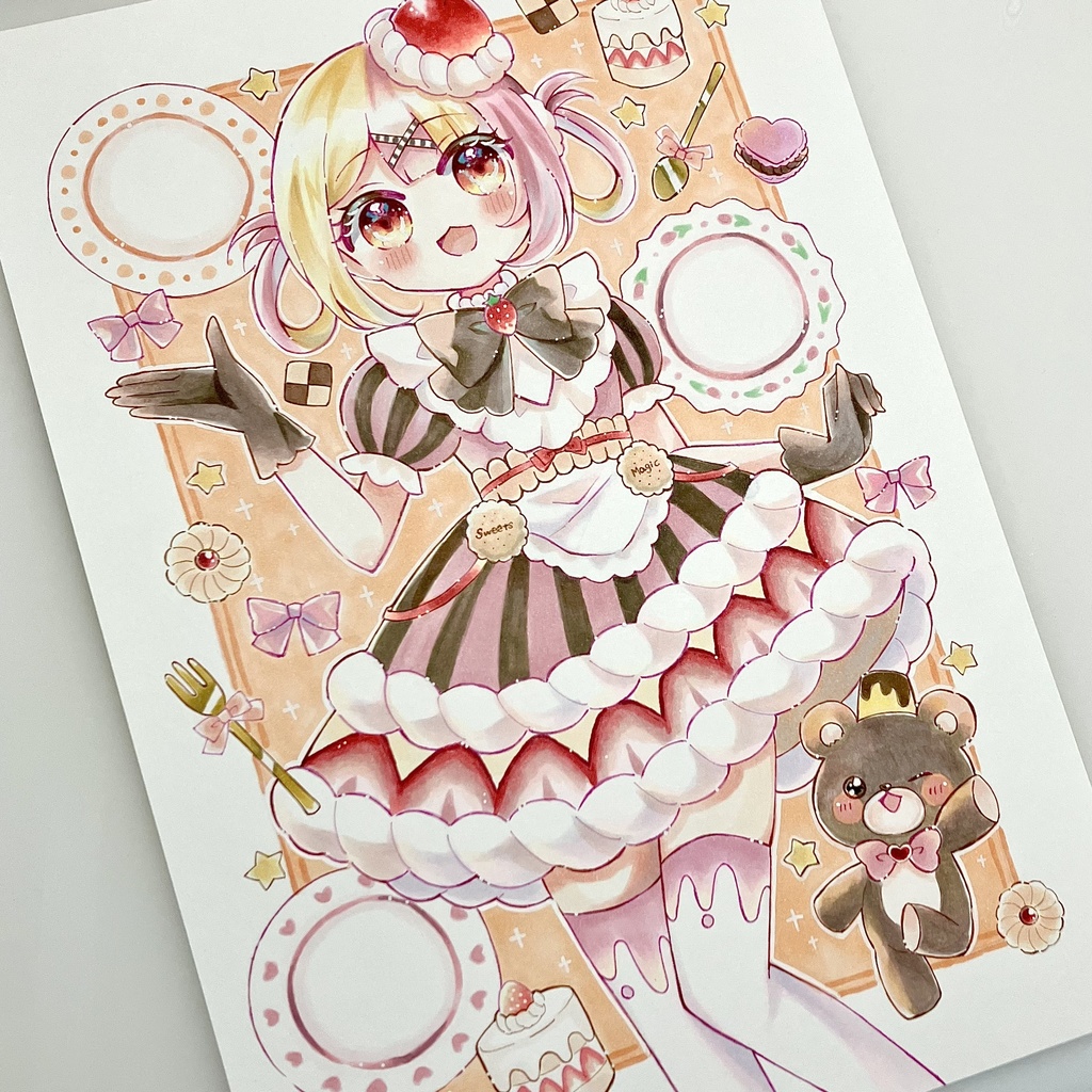 🌟限定販売🌟【額縁なし】コピックA4サイズ原画