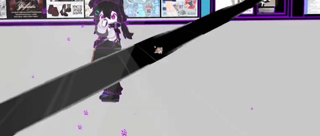 斬撃で切り刻むギミック