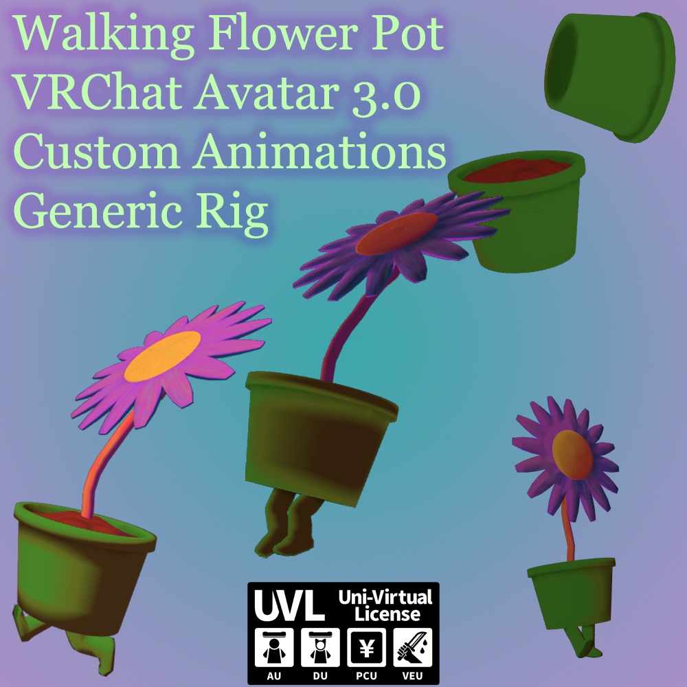 Walking Flower [Avatar 3.0] (Quest Friendly)