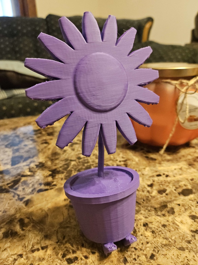 Walking Flower Pot 3D Print File