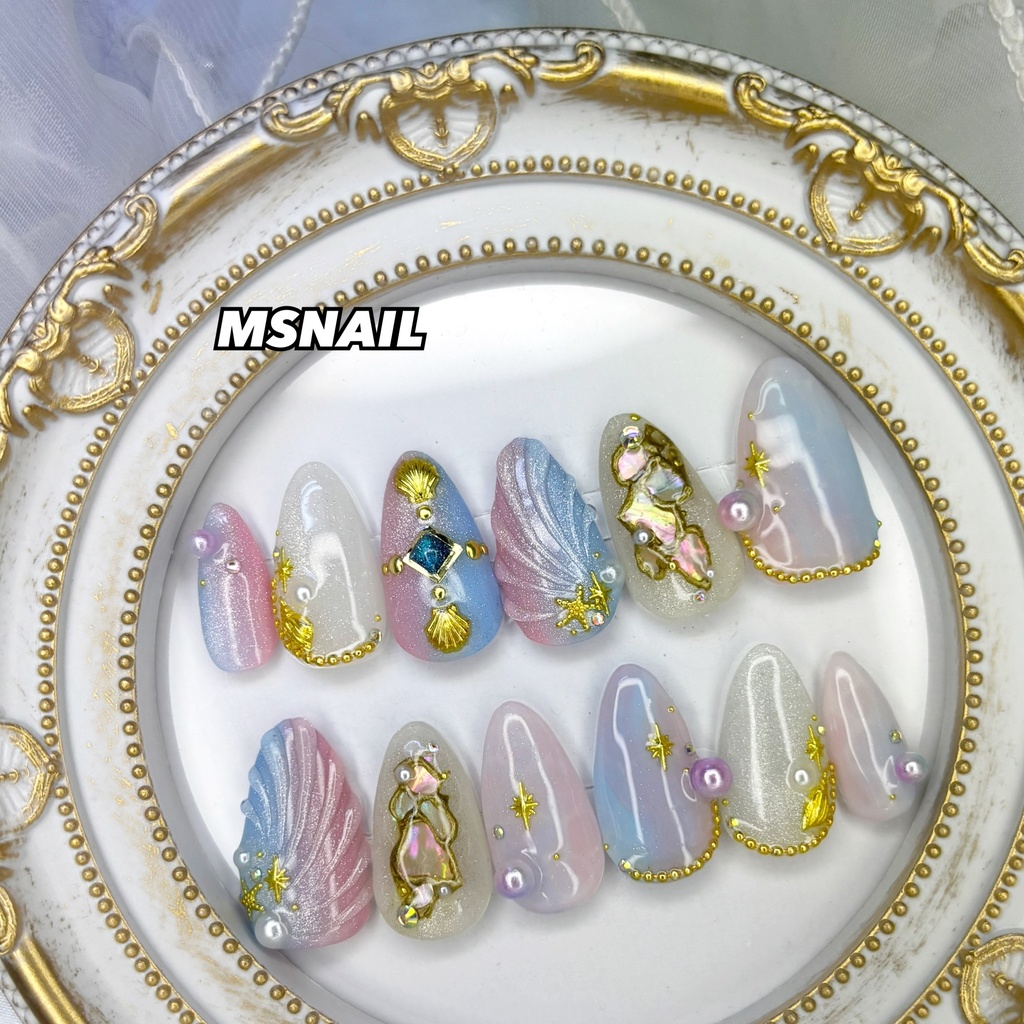 非公式 恋と深空 ホムラ 伝説思念モチーフ ネイルチップ