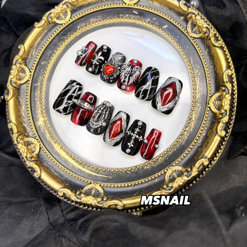 非公式 恋と深空 シン 伝説思念モチーフ ネイルチップ