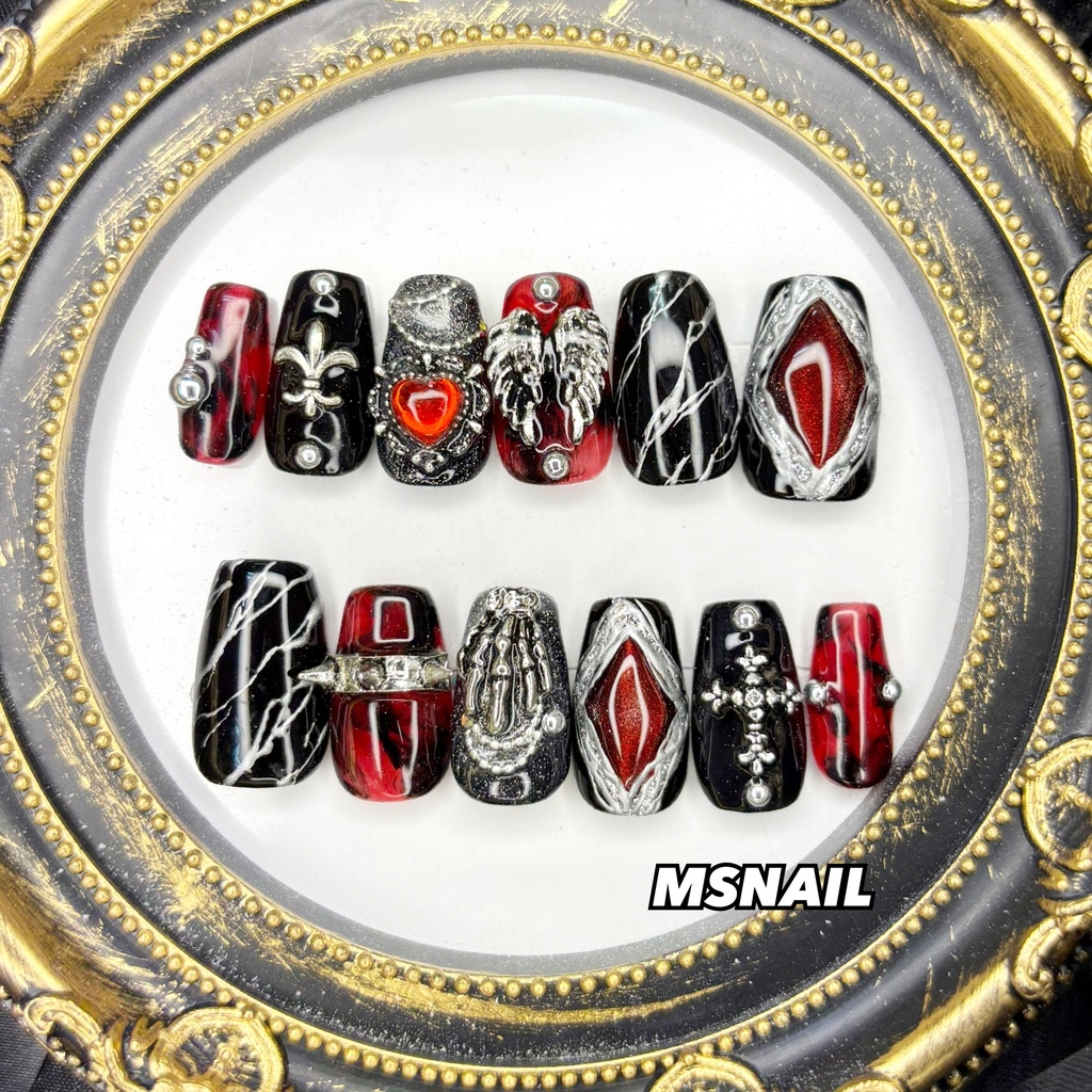 非公式 恋と深空 シン 伝説思念モチーフ ネイルチップ